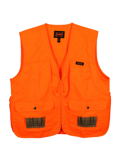 Safety orange blaze upland hunting vest